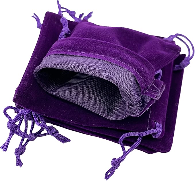 Palmhomee Pack of 48 3x4 Inch Velvet Drawstring Bags Gift Bag Velvet Pouch - Image 5