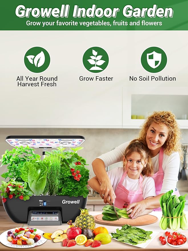 Hydroponics Growing System Kit, 17 Pods Herb Garden - Image 8