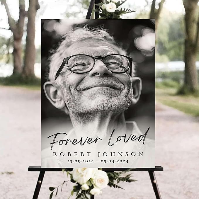 Personalized Funeral Welcome Signs, Celebration Of Life Yard Sign, Celebration - Image 2
