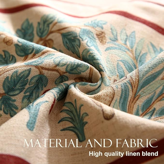 patdrea Designer Idyll Linen Extra Long Table Runner, Vintage Beige Farmhouse - Image 4