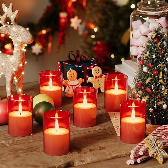 12Pack Flickering Flameless LED Candles - Image 2
