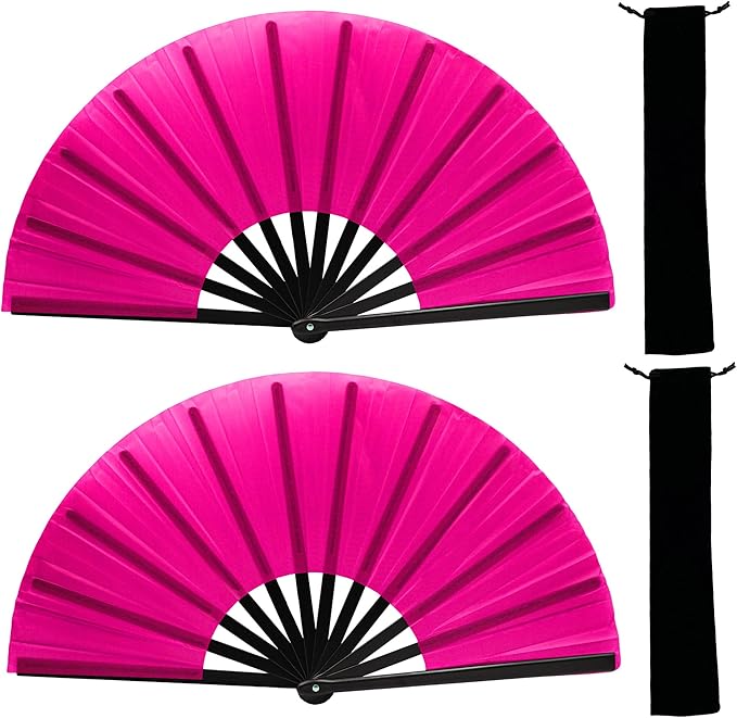 13inch Large Rave Fan Popping Clacking Fans by Unknown