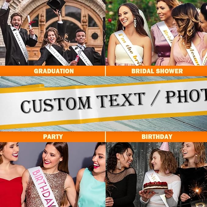 Custom Sash, Personalized Birthday Sash - Image 6