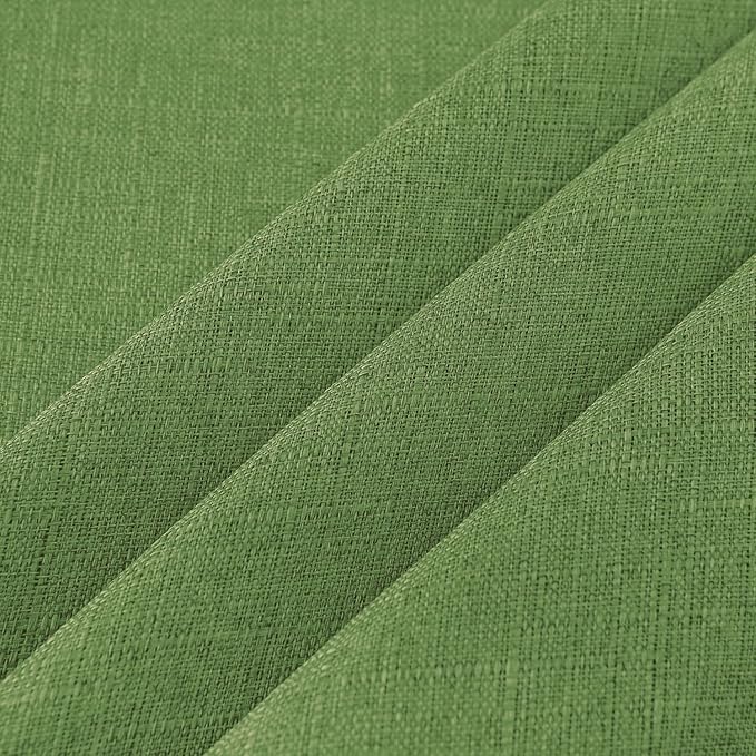 NLMUVW Round Table Cloth 36 Inch, Olive Green Linen Tablecloth Rustic Small - Image 4