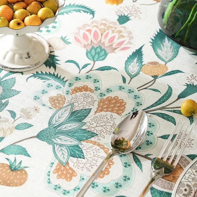 patdrea Designer French Green Table Cloth - Image 3