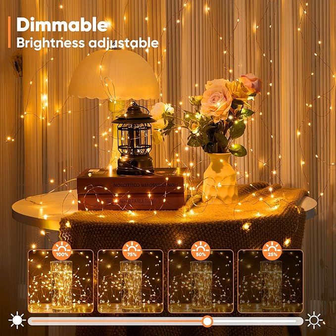 1 Pack 32.8 Ft. Battery Operated Outdoor String Lights - Image 7