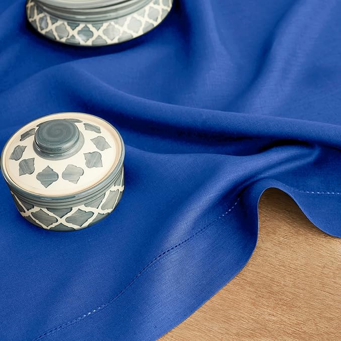 Solino Home Linen Royal Blue Table Runner 156 Inches Long - Image 9