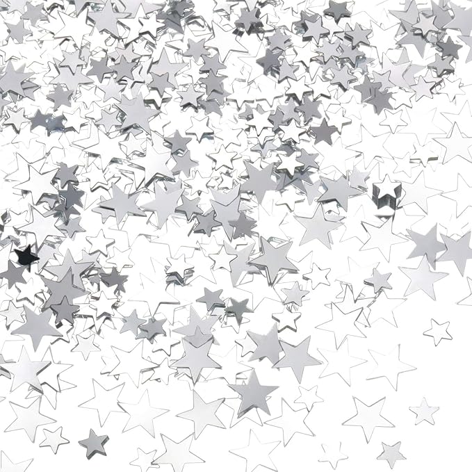 Hestya 60g Star Confetti Glitter Table Confetti Metallic Foil Stars by Hestya
