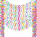 Outus 20 Pieces Colorful Dots Paper Garland Round Glitter Garland Hanging by Outus