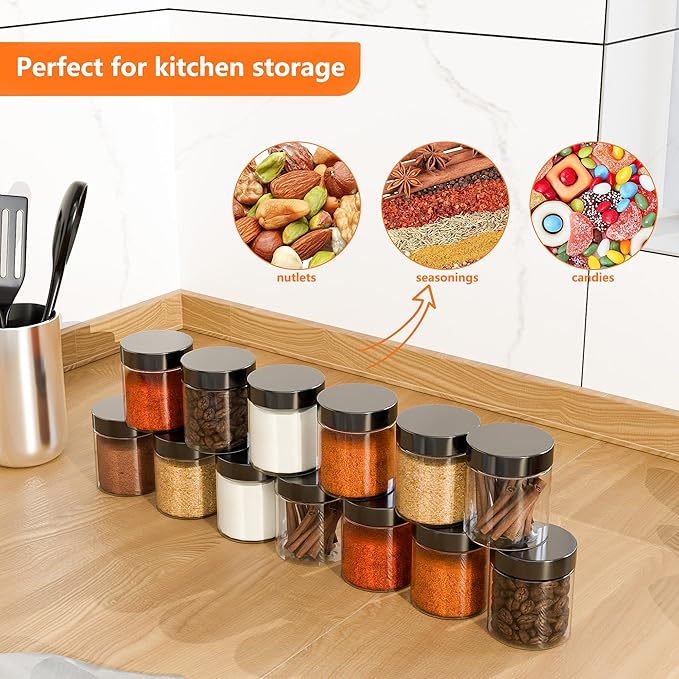 84PCS 4oz/125ml Plastic Jars - Image 3