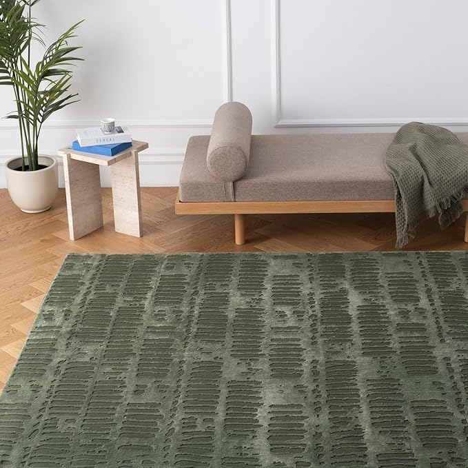 Revival Rugs Shell 6'7"x9' Washable Area Rug by RevivalRugs
