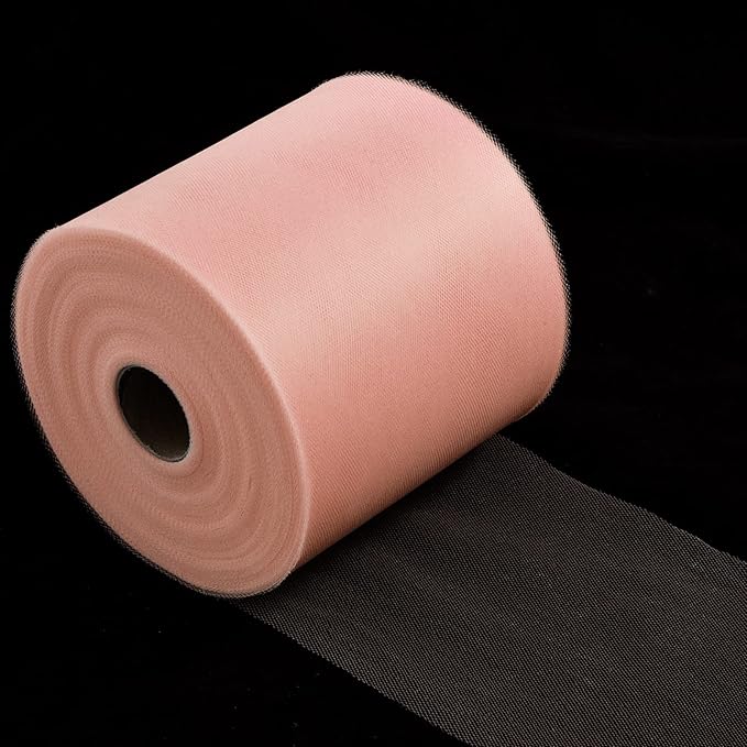 Tulle Fabric Roll, 6” by 200 Yards Tulle Organza Fabric Spool - Image 2
