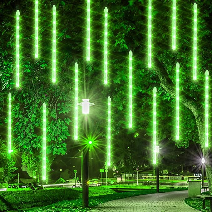 Dazzle Bright 288 LED Christmas Light, 11.8 Inch Meteor Shower Rain Lights by DazzleBright
