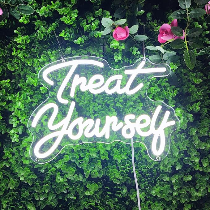 Treat Yourself Neon Sign Treat Yourself Sign - Image 9