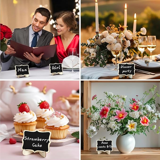 80 Pack Mini Chalkboard Signs - Image 5