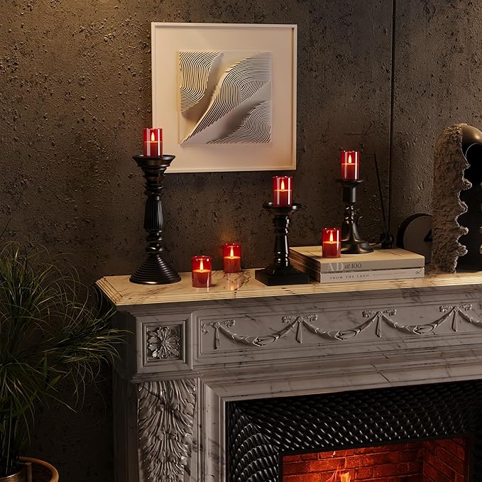 6Pack Flickering Flameless LED Candles - Image 5