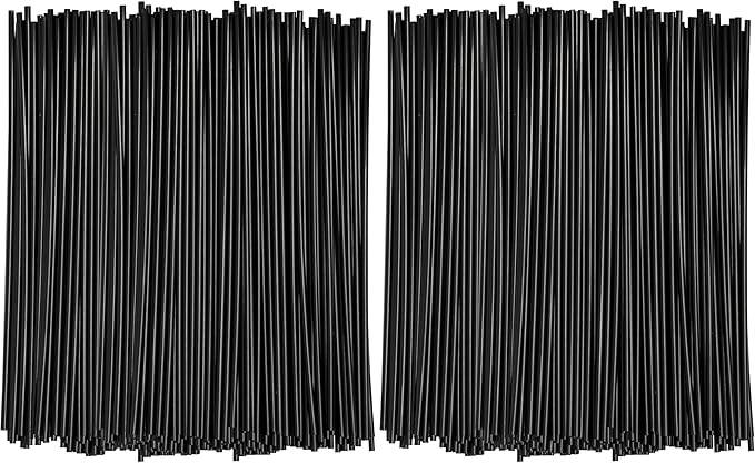 Comfy Package Black Coffee Drink Stirrers & Cocktail Straws by ComfyPackage
