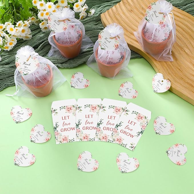 Ctosree 50 Sets Let Love Grow Wedding Favors - Image 4