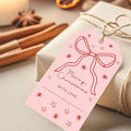 50 Pcs Christmas Gift Tags, 2.1"×3.5" Merry Christmas Tags by HandEasy