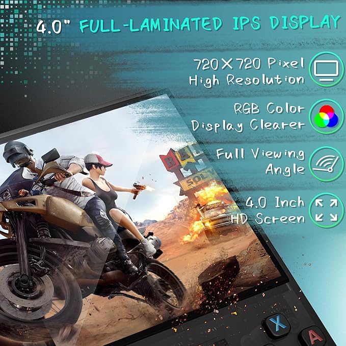 R36MAX Handheld Game Console, 40000+ Games Retro Gaming Console, 256GB TF Card - Image 3