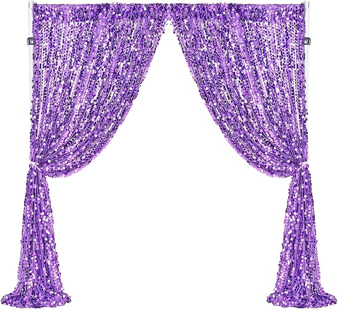 Purple Backdrop 4x8FT Backdrop Curtain - Image 7