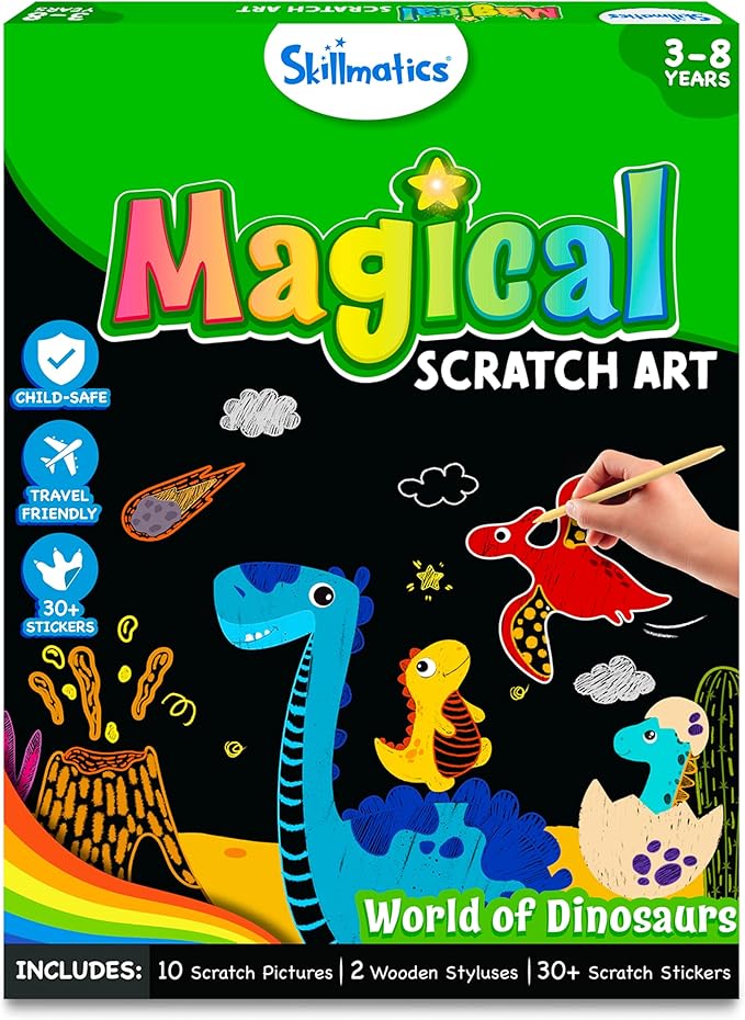 Skillmatics Scratch Art Book for Kids by Skillmatics