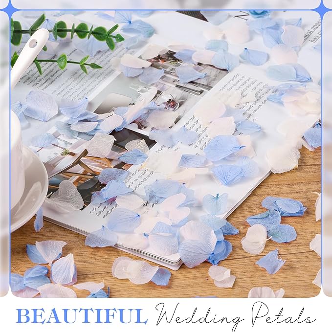 VAIPI 2500 PCS Hydrangea Petals 100% Natural Real Flower Petals - Image 4