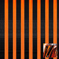 4 Pack Black Orange Foil Fringe Curtain Backdrop, 3.28Ft x 9.8Ft Metallic by Unknown