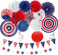 Red-White Blue Memorial-Day Patriotic Decorations by Burgleda