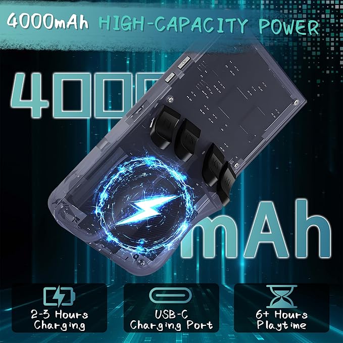 R36MAX Handheld Game Console, 40000+ Games Retro Gaming Console, 256GB TF Card - Image 5