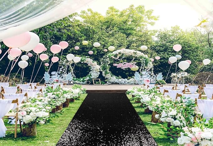 ShinyBeauty Aisle Runner Outdoor Wedding Aisle Runner - Image 7