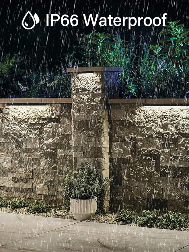 5W Retaining Wall Lights 7 inch LED Hardscape Lighting Low Voltage Landscape - Image 3