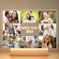 Custom Picture Frames with Photos, Personalized Photo Frame with Night Light by Jkolalin