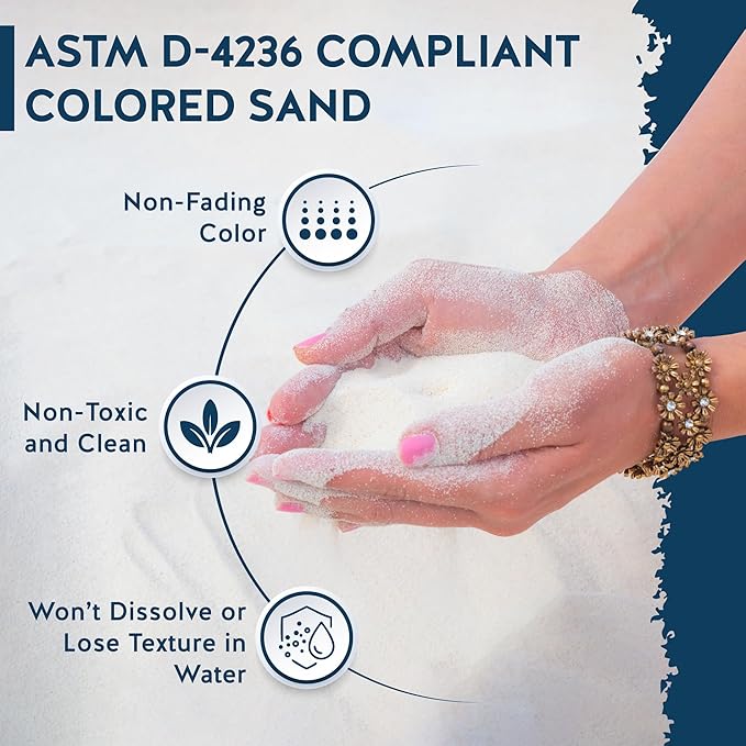White Sand - Fine Sand for Zen Garden, Resin Incense Burner, Smudge Bowl - Image 3