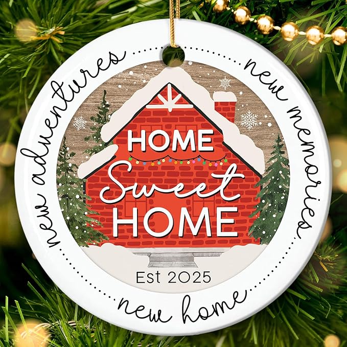 HEXMOZ New Home Ornament 2025 by HEXMOZ