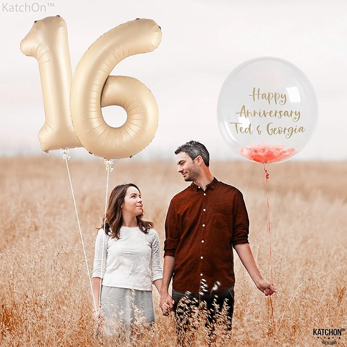 KatchOn, Giant Caramel 16 Balloon Numbers - Image 7