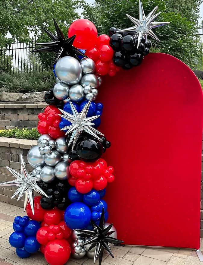 Black Red and Blue Balloons - Image 6