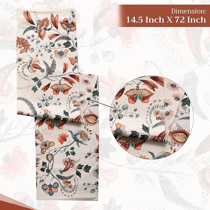 Maison d' Hermine Table Runner 100% Cotton Double Layer Table Runners 72 inches - Image 4