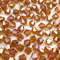 100pcs 8mm Bicone Crystal Glass Beads Loose Spacer Beads Faceted Craft Beads by LIMAOLLY