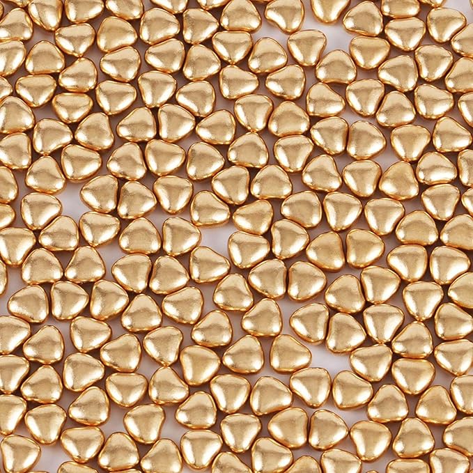 Kasvan Gold Heart Shapes Sprinkles - Image 2
