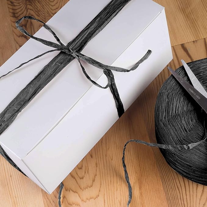 Creatrill 218 Yards Raffia Paper Craft Ribbon Packing Paper Twine, 1/4 Inch by - Image 3