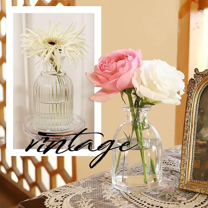 Bud Vases in Bulk 24, Small Glass Vase - Image 2