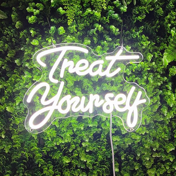 Treat Yourself Neon Sign Treat Yourself Sign - Image 5