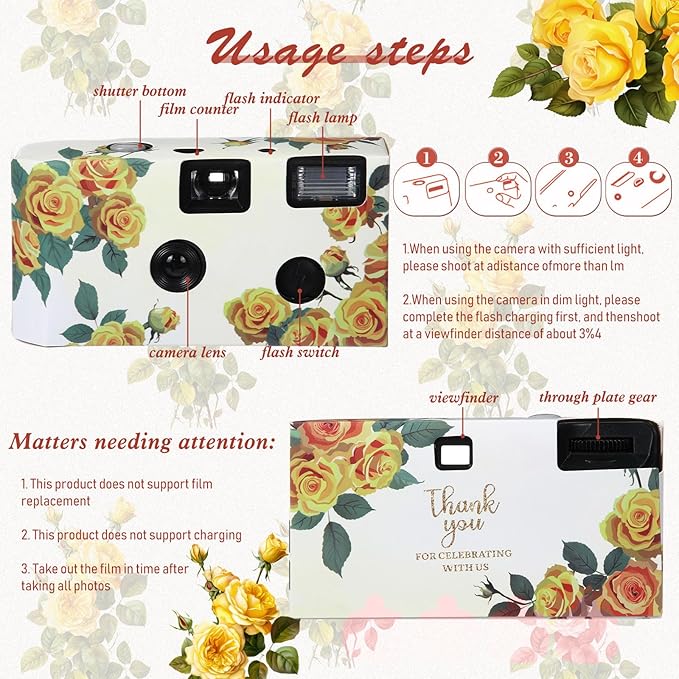 Kanayu 10 Pack Disposable Camera - Image 4