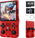 R36MAX Retro Handheld Game Console, 64GB Open Source System Support 30+ by XISKT