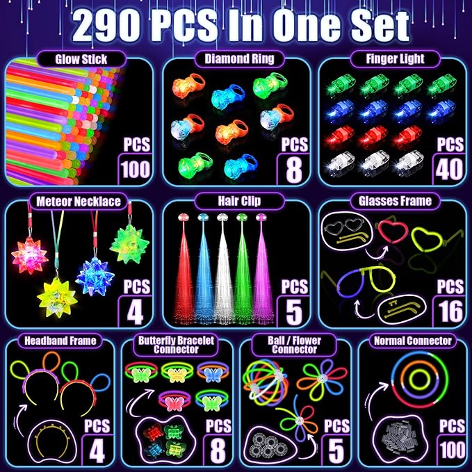 Glow in the Dark Party Supplies - Image 2