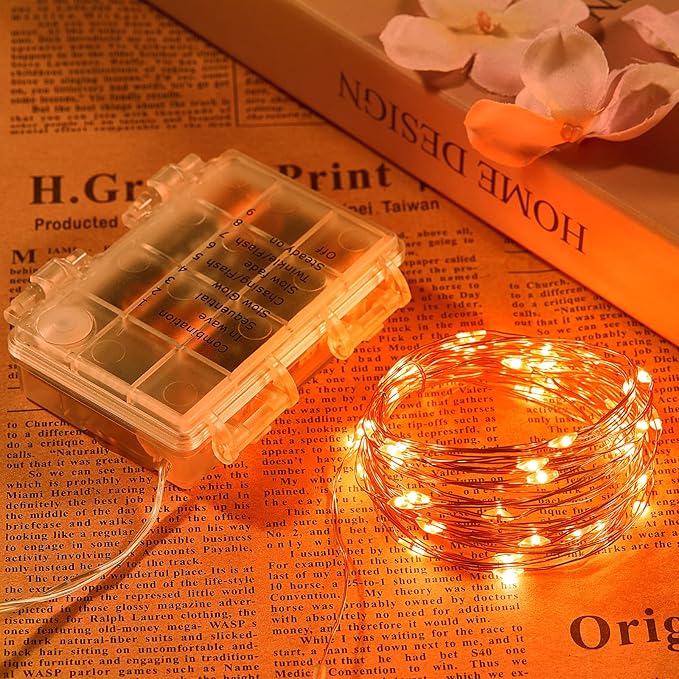 2 Pack 32.8 Ft. Battery Operated Outdoor String Lights - Image 5