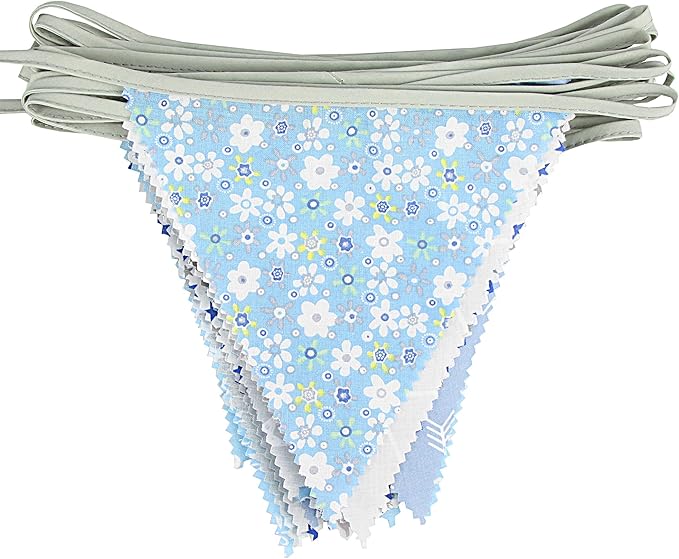jijAcraft 39Ft Triangle Bunting Banner, Baby Shower, Outdoor and Home - Image 3