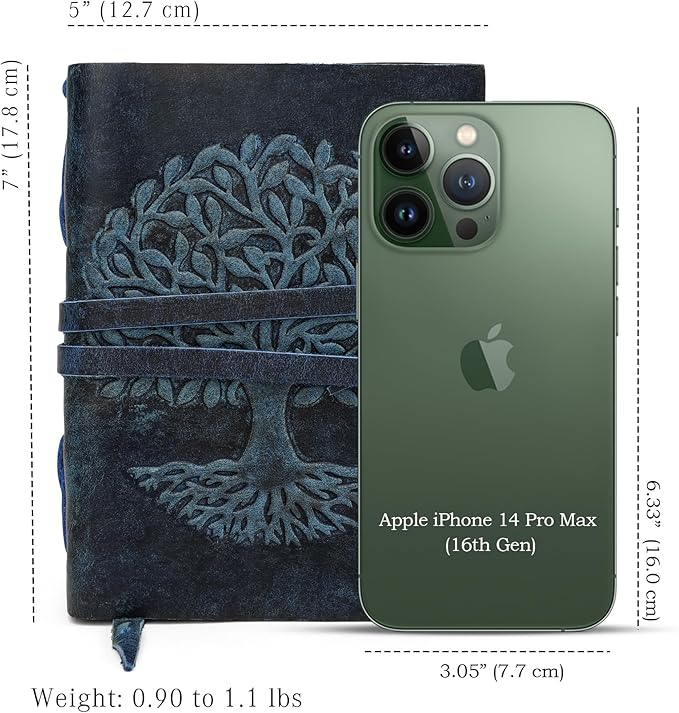 LUXEORIA Tree Of Life Leather Journal - Image 2