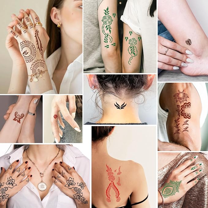 Temporary Tattoos Stencils Kit, Temporary Tattoos Kit - Image 5